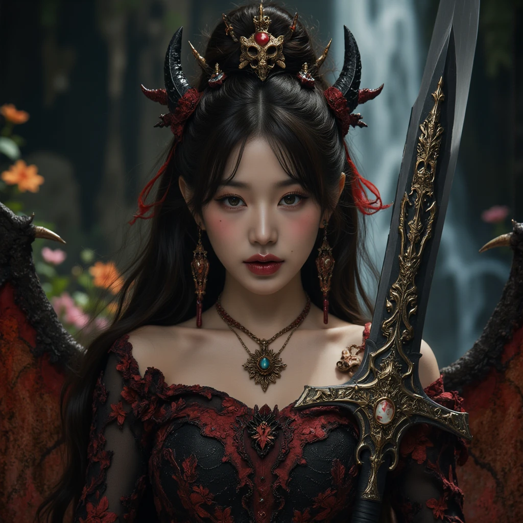 hyper realistic lifelike texture dramatic lighting unrealengine trending on artstation,award winning photo,nikon RAW photo,8 k,Fujifilm XT3,masterpiece, best quality, realistic, photorealistic,ultra detailed,extremely detailed face,
solo,1girl,
standing, fashionable and trendy atmosphere, walk-in closet, designer clothing and accessories, high-end makeup products, and a stylish expression on her face,
irene1, ,