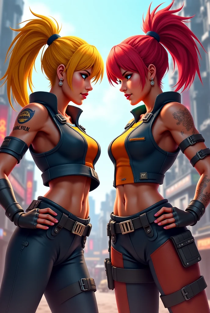[AMAZON GIRLS [BIG BOOBS] [SMILES] WITH A AMAZON WARRIOR MUSCLE