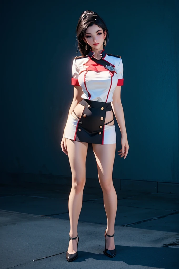(masterpiece), ( MotoGP Racing Girls), (eyeliner:0.5),(blush:0.5), Black Hair, A faint smile, beautifully繊細な少女を指す, Highly detailed eyes and face, beautifully繊細な目, , ((Event List)), (MotoGP track background), (Highest quality, High resolution, reality, original, 8k,masterpiece, ),(((Dynamic pose))),(((Center Perspective))),(((Show the underside of the chest ))),(((Red miniskirt lift:1.5))),(((Bare inner thighs))),(((F1 cars on display))), (Vibrant colors:1.2), (beautifully),((The skirt flips up and the lining is visible:1.4))、((windy upskirt:1.4))、((Strong winds:1.4))