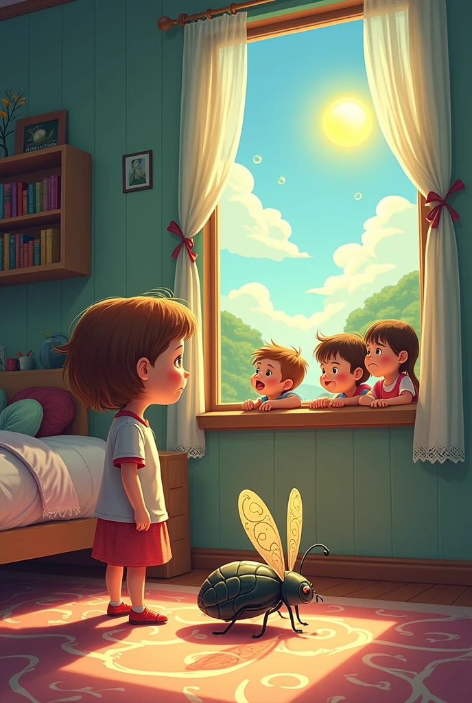 Adventure Boys and girls in room