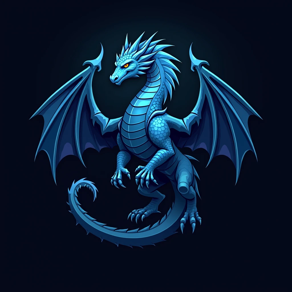 ::style vetor, vectorized logo of a white dragon, soon in (((rounded shape))), with white and light blue colors, white outlines and backgrounds, ::n_style image background, Deformations in the logo, animated cartoon, anime white background

