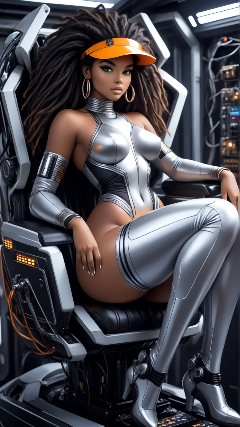 beautiful african university student, curly hair, full body, in white transparent clothing, white transparent pants, interior, classroom, sitting, seductive posture, sexy pose, legs open, legs up, showing ass, big ass, arms on the sides and wide neckline, photorealistic large breasts, photo, masterpiece, realistic, realism, photorealism, high contrast, photorealistic digital art trend on Artstation 8k HD high definition detailed realistic,  detailed, skin texture, hyper detailed, realistic skin texture, armor, best quality, ultra high resolution, (photorealistic:1.4), high resolution, detailed, raw photo, sharp re, by lee jeffries nikon d850 stock film photography 4 camera kodak portra 400 lens f1.6 rich colors hyper realistic texture dramatic lighting irrealengine trending on artstation cinestill 800,