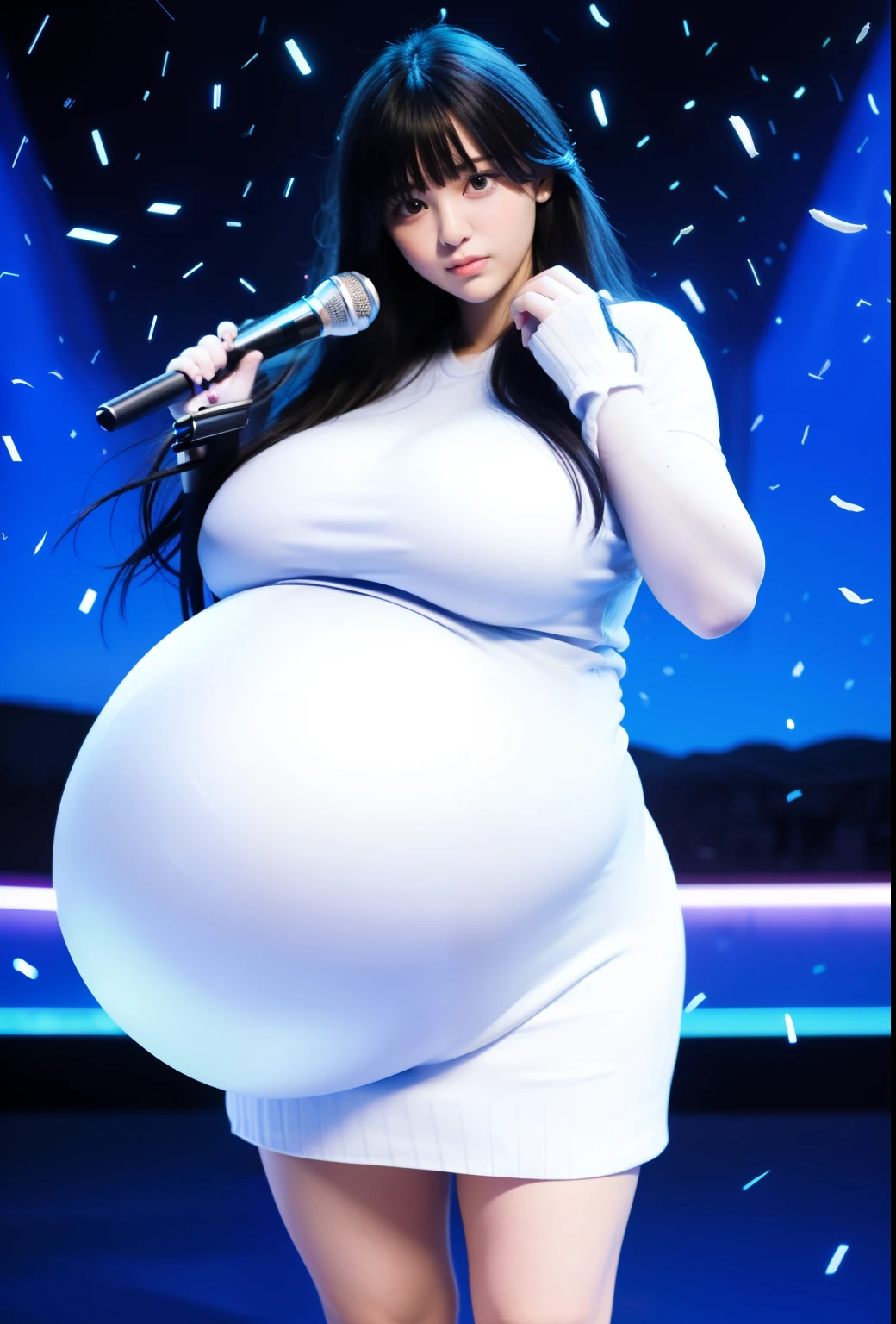 Hair Bow, black hair,Big Baby Bump pregnant, school girl, Big , nipple, cum,16 years girl, Big pregnant Belly, Big Pregnant girl, Largest Belly of Pregnant, Huge Pregnancy Belly, purple eyes, huge 9 months Pregnancy Belly, sky blue eyes, background classroom, big balloons