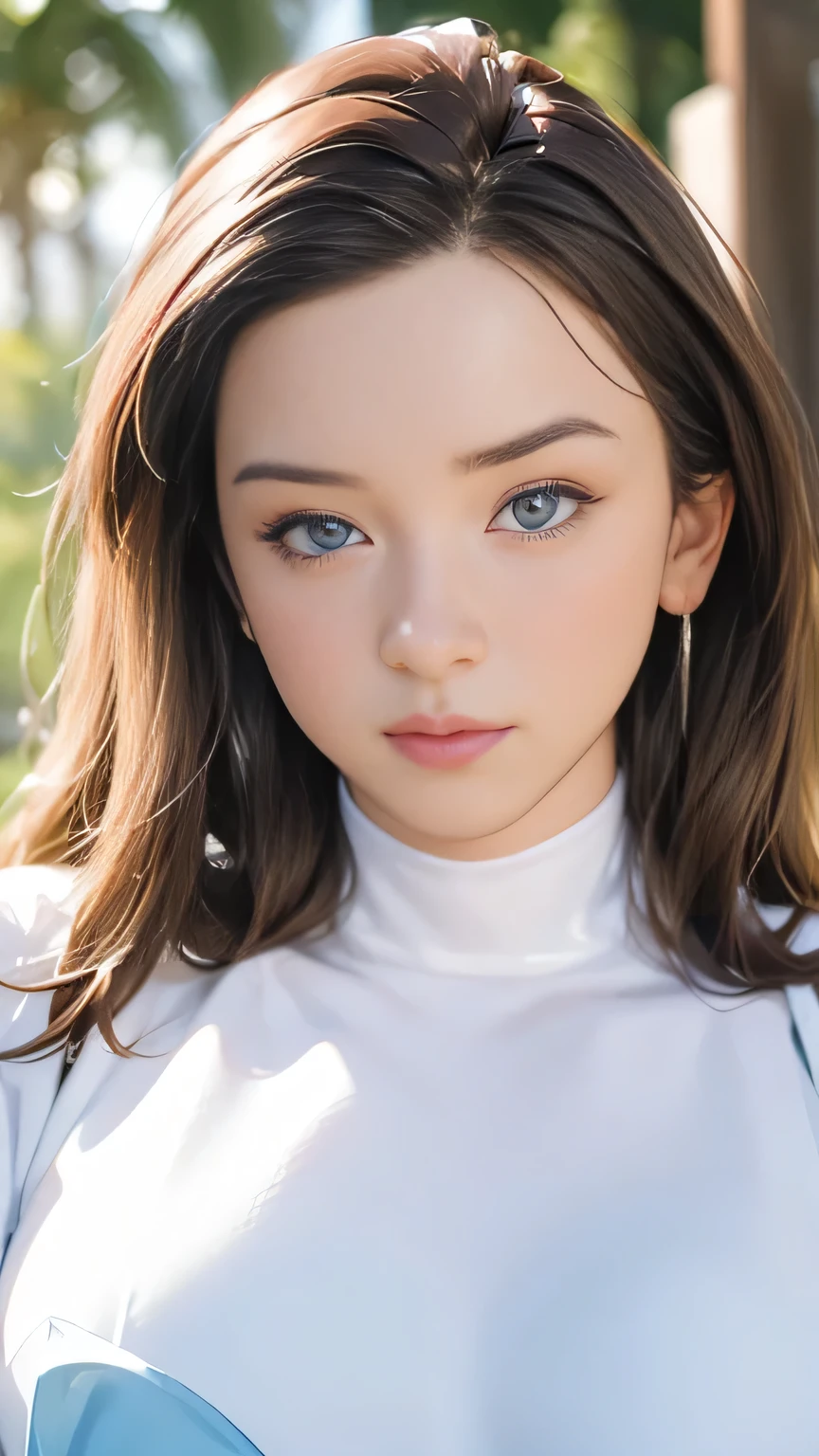 beautiful girl, solo, (cute:1.3), realistic, (cute), (detailed face), detailed eyes, detailed iris, detailed cameltoe, best quality,