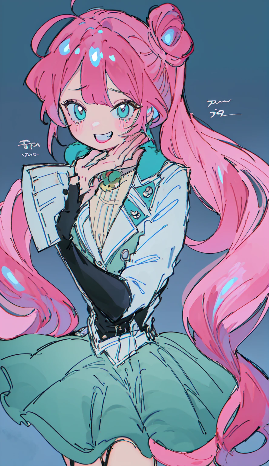 Anime - style illustration of woman with pink hair and glasses, Retro anime girl, in the art style of 8 0 s anime, Anime style illustration, Detailed digital anime art, 8 0 s anime art style, anime illustration, beautiful anime art style, anime vibes, Digital anime illustration, Anime art style, anime graphic illustration, 8 0 s anime vibe