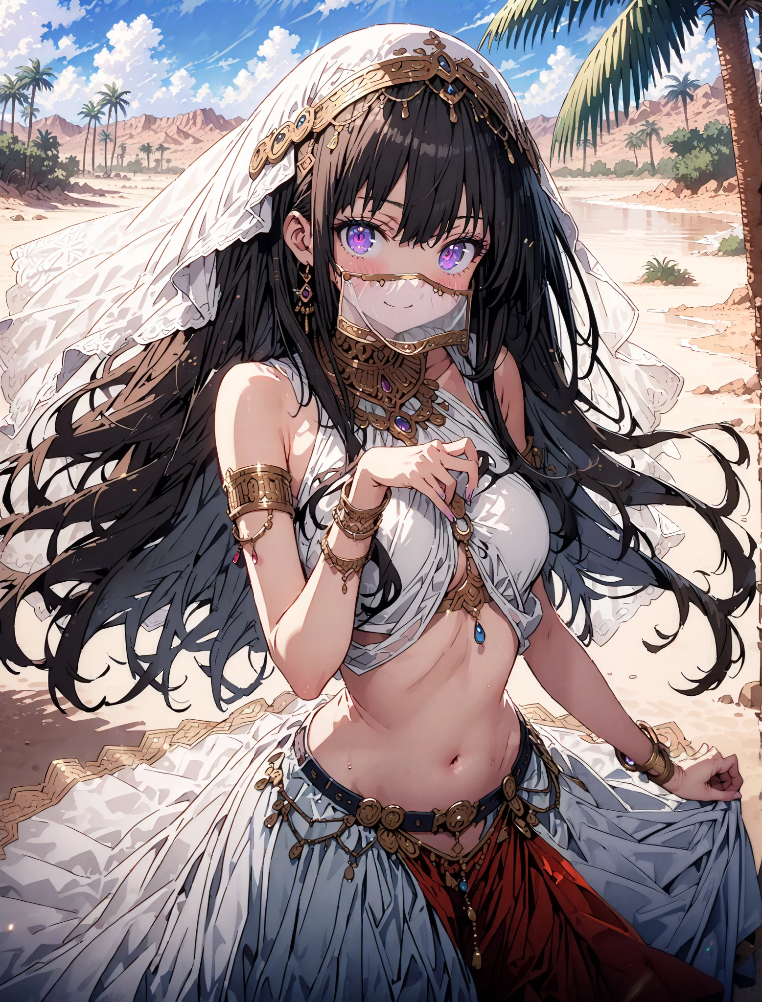score_9, score_8_up, score_7_up, score_6_up, score_5_up, score_4_up, BREAK
1 girl, big breats, earrings, navel piercing, face veil