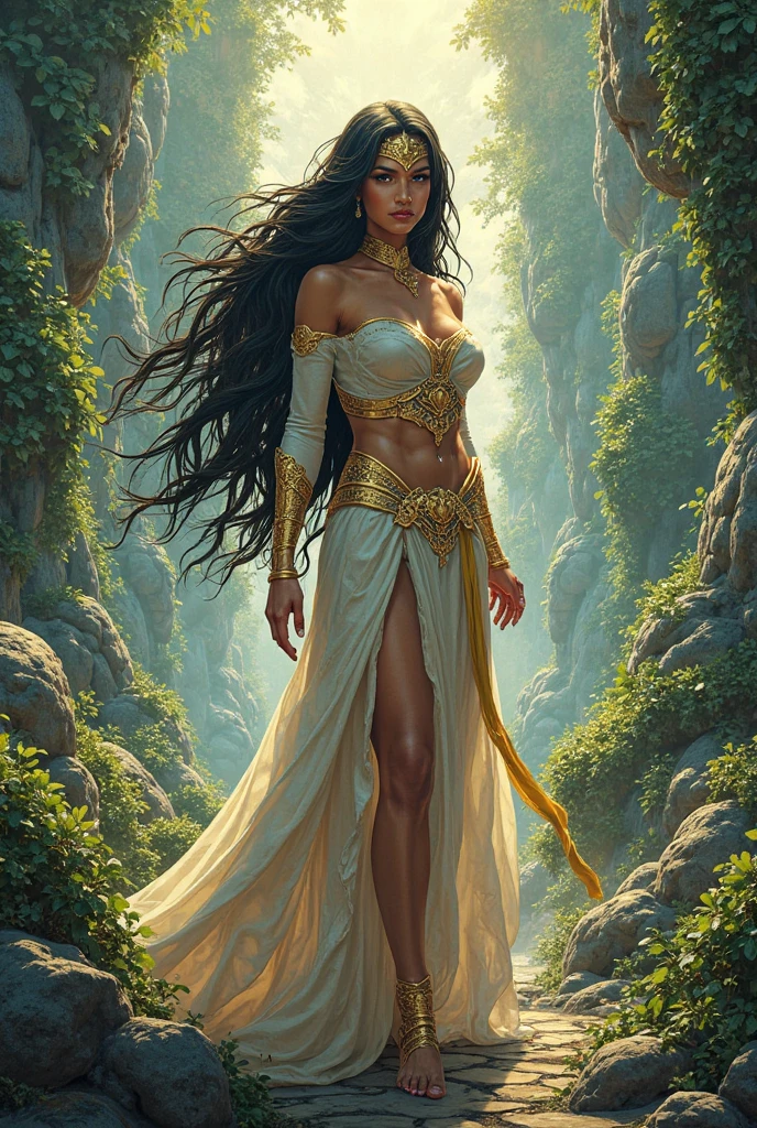 Make a female version of the god geb