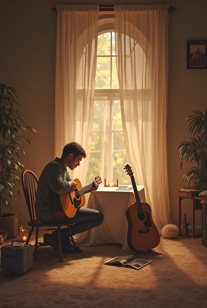 House of prayer privacy table home guitar and worship