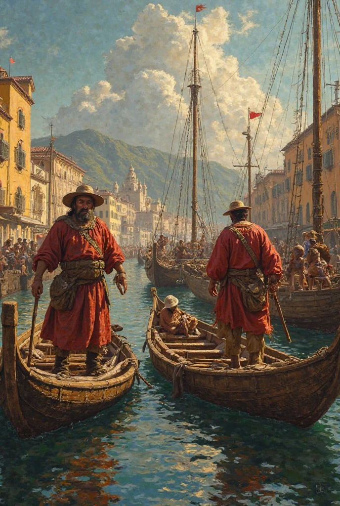 June 29, 1504 Diego Méndez and Bartolomé Fieschi arrive in Santo Domingo in canoes to ask for help Christopher Columbus fourth expedition