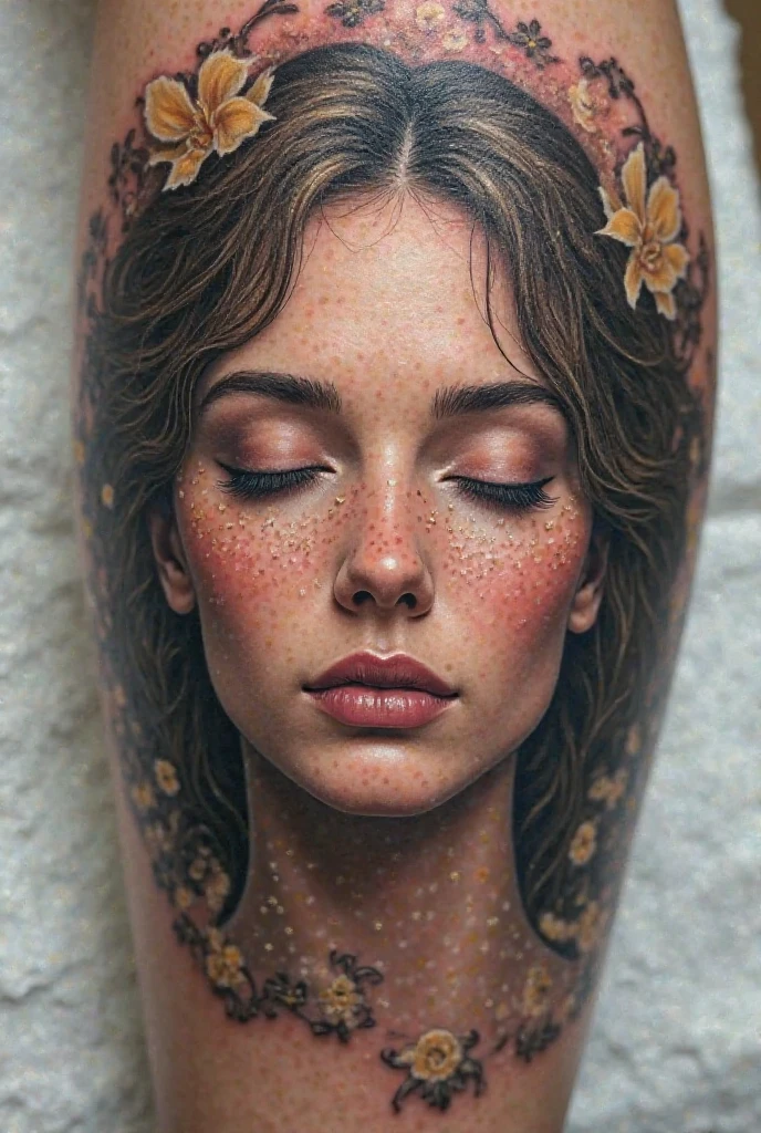 (style of richard deacon), formal wear  android,1girl,a  beautiful girl in a colourful dress with colourful intricate tattoos surrounded by colourful patterns,(Luminous burning hair:1.2),  realistic fantasy, extremely detailed and beautiful , 8 k resolution, <lyco:gpts4 lite dreamwave_278580:1.0>