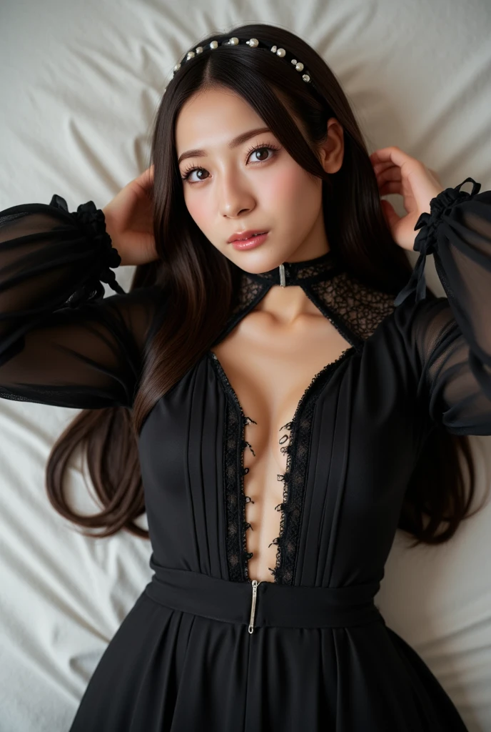 (8K、Hyper HD)transparent bottom、Spread your legs、Black Hair, View your audience,high school girl,Leaning forward,(Random cute clothes),(Random Animation Pose),(Thin type),(Random hairstyle),(Best image quality, (8K), Ultra-realistic, 最high quality, high quality, High resolution, high qualityの質感, Attention to detail, Beautiful details, Fine details, Extremely detailed CG, Detailed Texture, Realistic facial expressions, masterpiece, in front),(Wearing glasses:1.1)、(Big eyes:1.4)、Loungewear、Baby Face