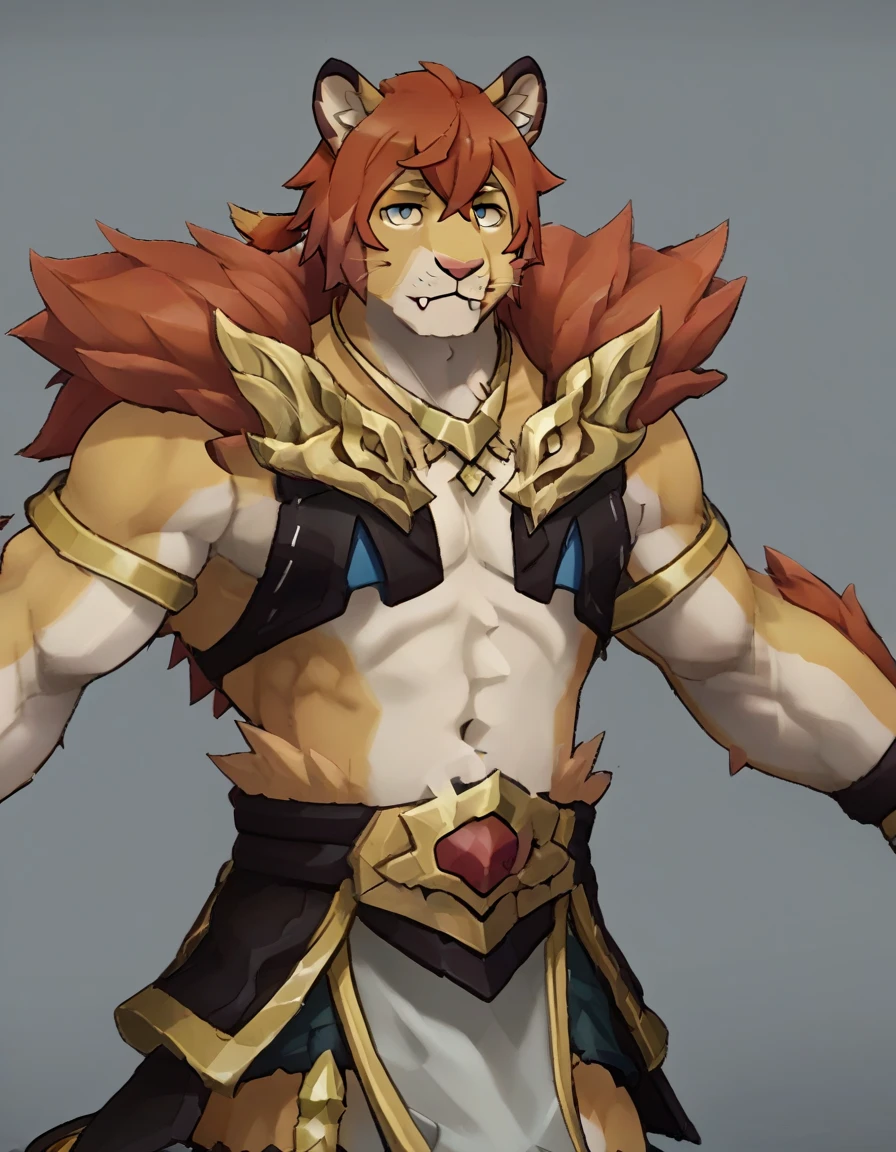 Abhishek, a neme boy with chiseled muscles, stands in an idle, full-body pose next to Lord Hanuman. His face is filled with pleasure as he pushes his limits during his intense workout session. The scene is rendered in 3D, showcasing Abhishek's muscular physique in its highest quality. His delicate eyes, full of determination, sparkle under the bright room's light. The intricate details of his muscles, veins, and every fiber of his being make this a masterpiece, trending on ArtStation. Lord Hanuman, the god of strength, watches over Abhishek with a benevolent expression, his fur a rich, realistic