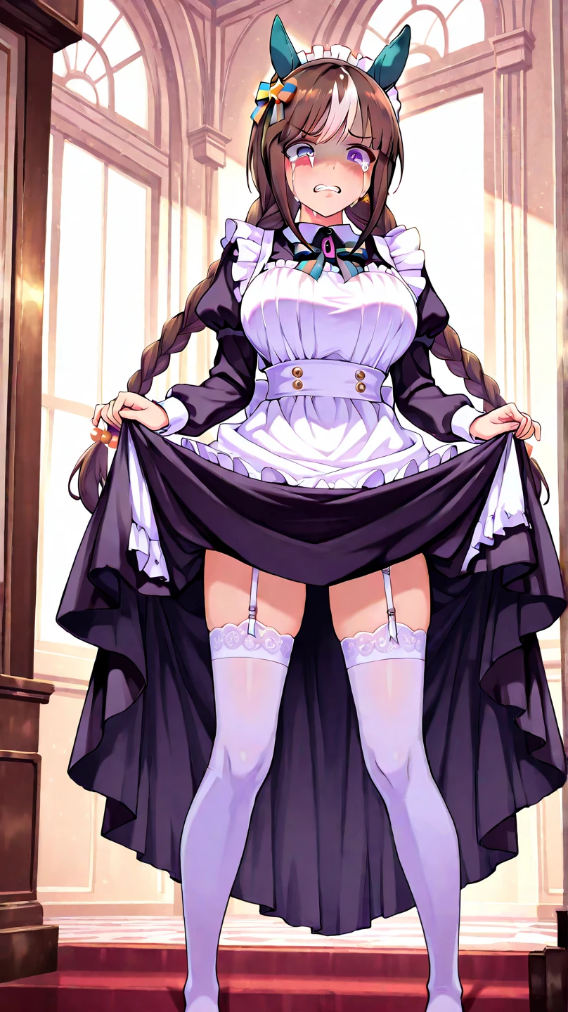 ((((Small boobs)))),((((milf )))),big ass,((wide hips)),(thicc thights)),(( long brown hair)),((brown eyes)),((braids hair)),((white girl)),((glasses)),((((pink full covered corseted dress)))),(( pink boots)),((two gunshots)),((((pink longest gothic skirt)))),((alone)),((fullbody)),((pink coat with hood)),((alone))