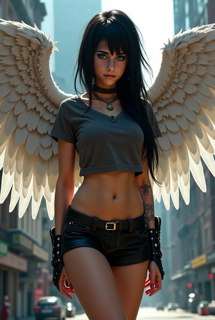 (((street art graffiti illustration:1.3))), Painted on the walls of old buildings:1.3、Fantastic landscape painting street art graffiti illustration:1.3、On the walls of old buildings、Street art graffiti, Political illustrations with strong messages on train cars, Illustrations depicting anti-war messages: I draw pictures of succubus with wings unfurled