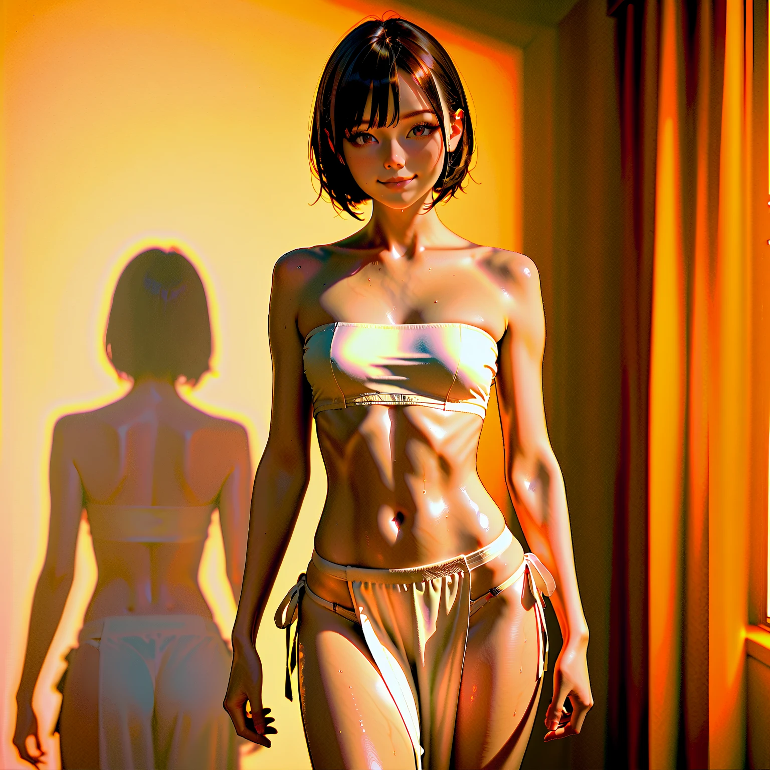 Waterfall Background,Pussy,Showing panties,White panties,big texpensives,short hair,Long socks,Wavy Hair,Mature woman&#39;s body,
No acne,No freckles,Smooth,Color,hdri,4K,8K,(Narrow Face:1.1),Camel Toe,(One girl:1.1),clear_image,clear image,Realistic Skin,
(masterpiece),((Super detailed)),(expensively detailed CG illustration),(Highest quality:1.2),Realistic 8K UHD,giga chest,big chest,large chest,chest,gigantic chest,
expensive definition,expensive quality texture,Intricate details,Detailed Texture,In detail,expensive detail,Highly detailed CG,
expensive quality shadow,(Depth of written boundary:1.1),Cinematic Light,(Lens flare:1.1),Ray Tracing,perspective,20th Generation,clear_image,expensive_solve,Focus Only,
(masterpiece, expensiveres, expensive quality:1.2),Intricate details,Cinema Lighting,Sharp focus,whole body,Spread your legs,Long legs,