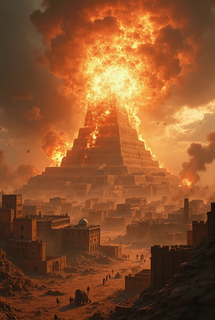 (masterpiece, high resolution, Greg Rutkowski style, photo-realistic:1.4), sprawling Persian warzone, shattered fortifications, fires raging, shadowy forms of fallen soldiers, innumerable (Turco-Mongol warriors:1.3) in war gear, aggressive horsemen, assault on (grand Persian city:1.2), 14th-century Timuric era, frosty dawn, cold colors, menacing ambiance, diagonal shot.