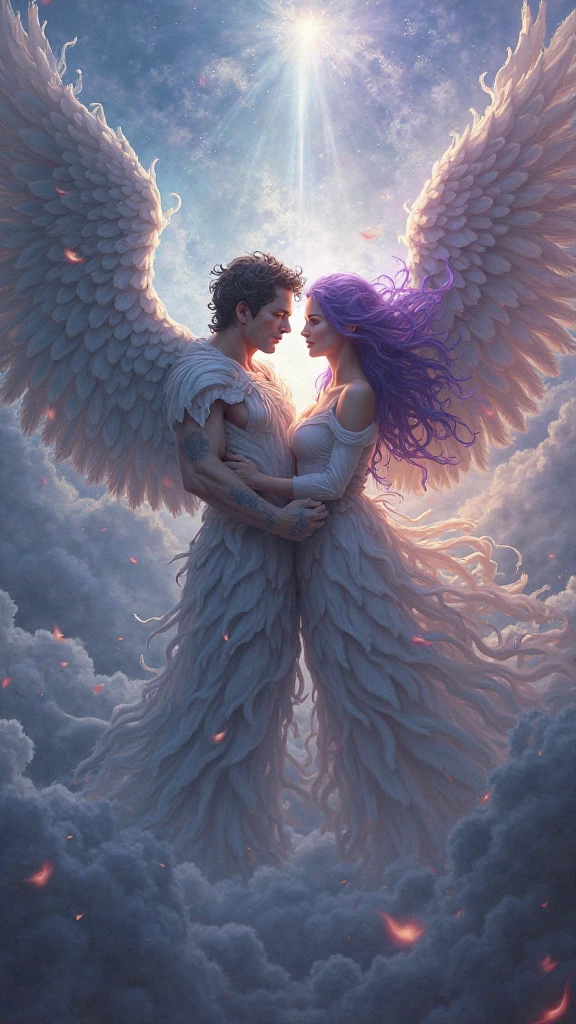 Angel man and succubus woman webtoon anime