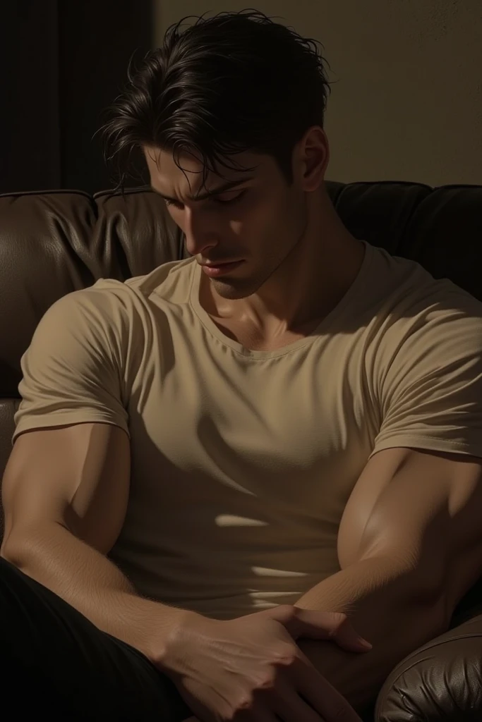Libido (((boy))，swimmer, (((big bulge, muscular, bulgeJ8))))，Reclining，first person perspective，spread legs，dark atmosphere，8K,Cinematic lighting effects，textured skin，best quality，Narrative images，Narrative images，dynamic blur，action pose，Height angle of view,Physical education student，panties, ‎Classroom，brown skin，abs，full body, Bare legs，White short socks，sitting，Undress
