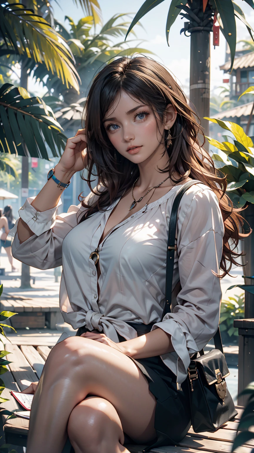 (beautiful detailed eyes, beautiful detailed lips, extremely detailed eyes and face, long eyelashes, 1girl, sitting pose, white panties, blazer jacket, long hair, realistic, photorealistic, photo-realistic:1.37, best quality, 4k, 8k, highres, masterpiece:1.2, ultra-detailed, vivid colors, studio lighting, physically-based rendering, sharp focus)