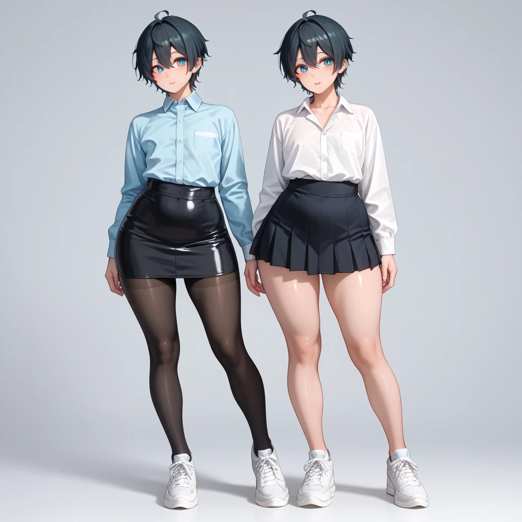 cute girl,cropped sweater,low-rise damaged hot pants,happy,multiple views,gal,urbun gal,from behind,ceiling,from directly below,parfect body,cute