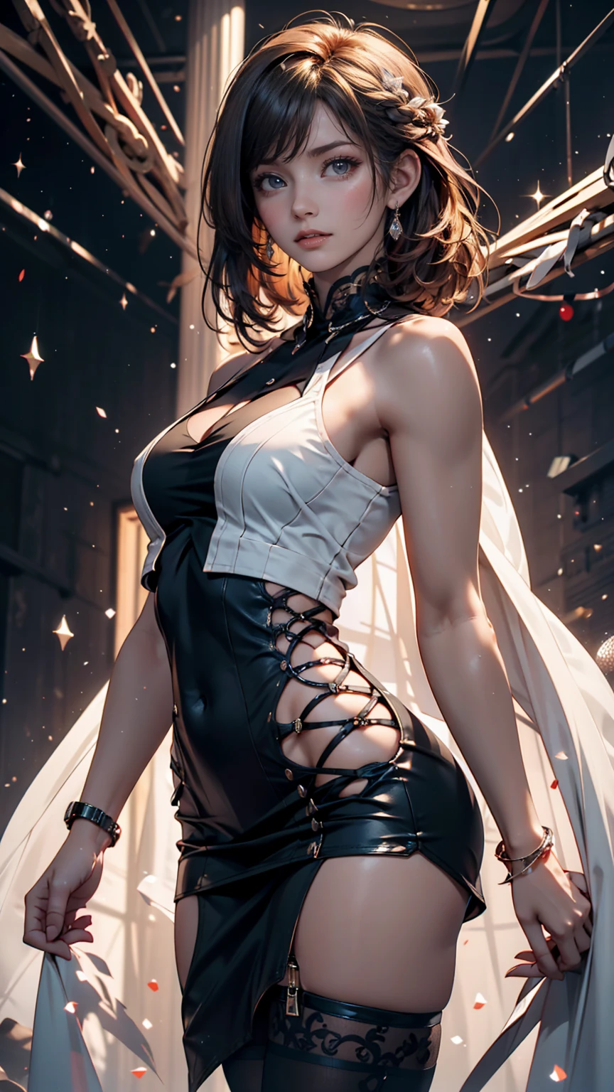 Emma Watson, cosplay on Korra, photo of attractive S033_RileyGuava, As (Spidergirl:1.1), (night time:1.3), (8K, photo in RAW format, beste-Qualit, super high res, Photorealistic, a masterpiece of, overdetalization, Unreal engine) naked torso, big breastes, spreading legs, Blue hair