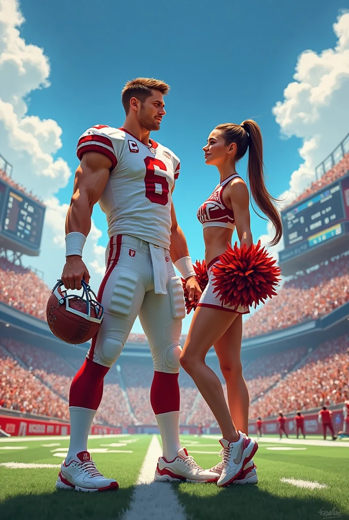 Football player number 11 is in a relationship with his junior..3