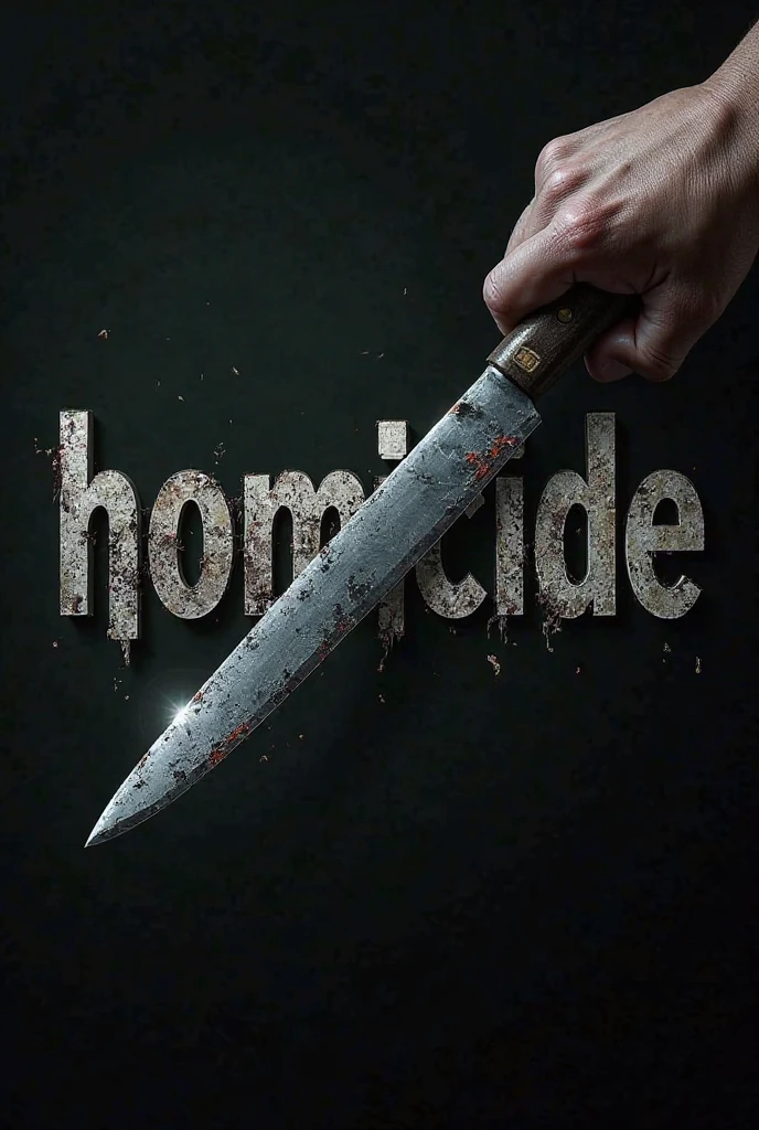 a letter written in blood 'death to the guilty' in big words