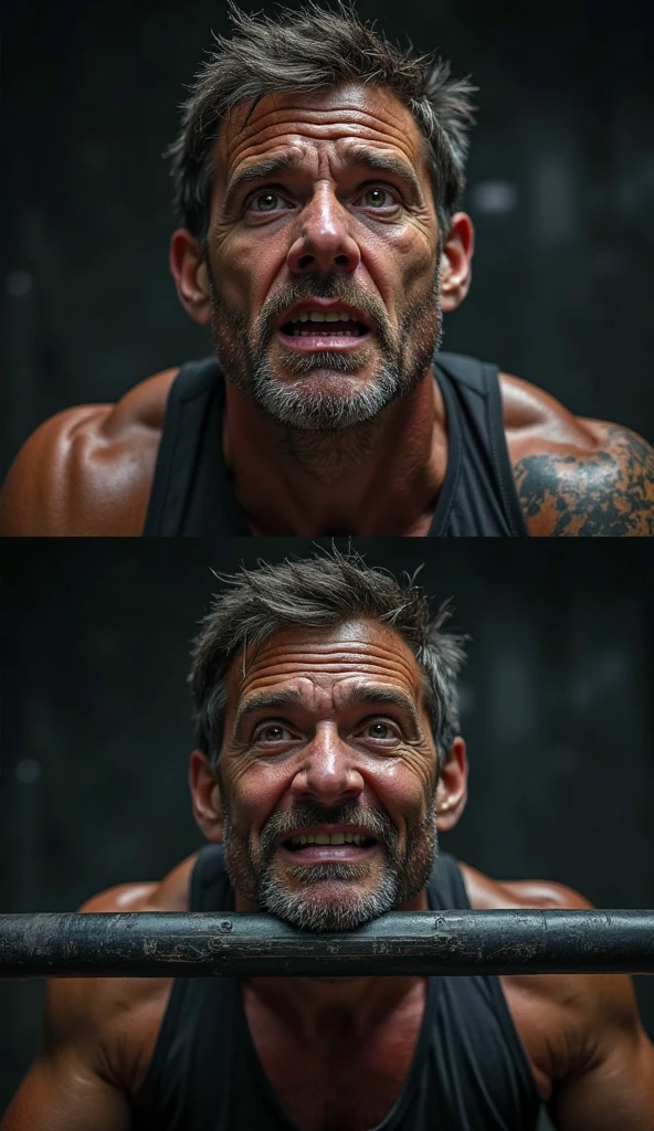 Ron Paul, bodybuilder, Muscular, Sleeveless skinny suit of 3 pieces, realistic photo, 8k resolution, A highly detailed, 巨作, Shouting at politicians, Strangulation of politicians