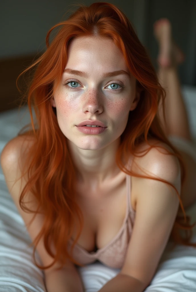 Sunshine ,Beaches ,Oranges ,Everglades ,Alligators ,Disney ,Keys ,Hurricanes ,Miami, Citrus,smile,suspicious glance,distrustful gaze,skeptical look,accusatory stare,blaming gaze,Asian eyes,Slanted eyes,Narrow eyes,Squinted eyes,Almond-shaped eyes,Orientally-shaped eyes,lord of the ring,elf,arwen,leg spread,sulphurous,lascivious, torrid, (bella hadid:1.1),look towards the viewer,beautiful detailed face,beautiful detailed body,long red hair,ginger, red head ginger,long red-haired girl with green eyes,realistic photo,highres,ultra-detailed,photorealistic,vivid colors,bokeh, concept artists,green eyes, long red hair,ginger,red head ginger,best quality, 4k, 8k, highres,masterpiece:1.2, ultra-detailed,realistic, photorealistic, photo-realistic:1.37, girl with green eyes and long red hair, stylish makeup, perfect lighting, glamorous pose, a close up of a woman with red hair, with red hair and green eyes, red head, red hair, she has red hair, red girl, red hair girl, with red hair, red hair and attractive features, brilliantly colored, red hair goddess, red hair girl
