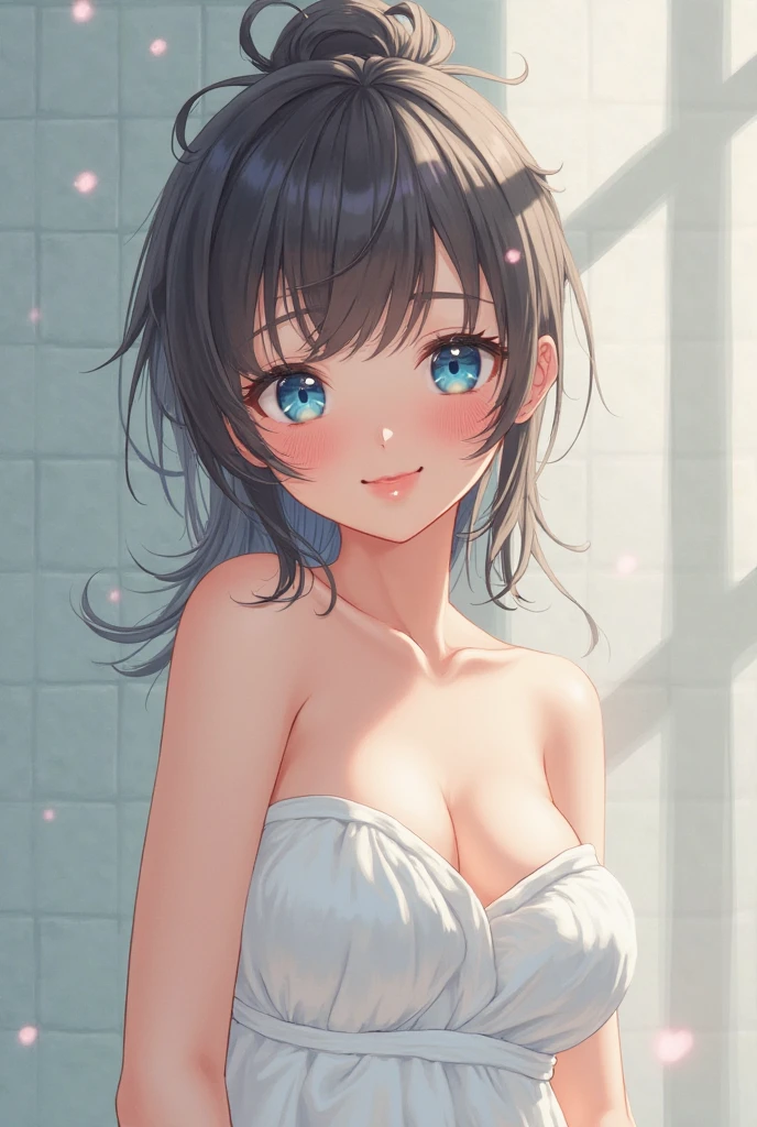 (((Shoulder deep immersion in your home unit bath:1.7))),(((flannel:1,7))),(((Hide your chest with a towel:1.7))),(((Night lighting:1.3))),breast slip,Blushing cheeks、shyly smile,bbw,(beautiful a girl)、(Short hair in shiny silver and orange inner colors,Floral hair ornament,Floral braided top knot,Twisted Side Part Ponytail,Floral braided headband,half up、Floral Braided Space Van,Voluminous Fishtail Braids,Twisted chignon,),(Bangs are see-through bangs),(((emphasizing breasts:1.3))),(Dynamic angles),(Dynamic and sexy poses),(bending forward:1.3),(((Dignified statue))),(((hair pin,a necklace,piercings))),Colossal tits,Blush with embarrassment,Enraptured eyes,A smile that beguiles the viewer,skin glistening with sweat,gazing at viewer,Upper body naked,48yo ,Upper body naked,Disturbance of clothing due to movement,pointed red mouth,Perfect round face,,Proper body proportion,Intricate details,Very delicate and beautiful hair,photos realistic,Dreamy,Professional Lighting,realistic shadow,Solo Focus,Beautiful hands,Beautiful fingers,Detailed finger features,detailed clothes features,Detailed hair features,detailed facial features,(masutepiece,top-quality,Ultra-high resolution output image,) ,(The 8k quality,),(Sea Art 2 Mode.1),(Image Mode Ultra HD,)
