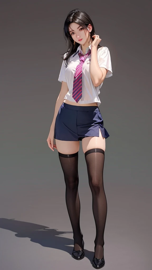 [1girl|solo], panties, panties, (masterpiece: 1.1), (best quality: 1.1), (rock [[white gradient shirt: black appliqué with patches and pattern morning dress: 0.85]: [black collar transparent dress: earthy tone hip slit small black transparent dress: 0.15]:0.7]:1.25), (tweed [[coral wool A-line erotic ultra-short lace skirt: turquoise sleeveless tutulum: 0.05]: [green sheer tong: orange linen shirt: 0.1]:1.15), , [ (NSFW:1.0):(NSFW:0.95):0.15], [Medium: [Large|Medium]:0.35] breasts, corsets, rest [black: pink: 0.65] theme, (gradient background: 1.1), portrait, rest [blonde: sky blue: 0.05] hair, blunt bangs, ji cuts, long hair, side ponytail, white panties, flip skirt, flip skirt, [blue: purple: 0.85] eyes, delicate black witch hat, Holding a magic wand, white high heels, white lace suspenders, white high heels, erotic seduction pose, erotic seduction pose, flip skirt, flip skirt, white lace thong transparent panties, white high heels, panties panties, panties panties, panties panties, panties panties, white stockings, crystal heels