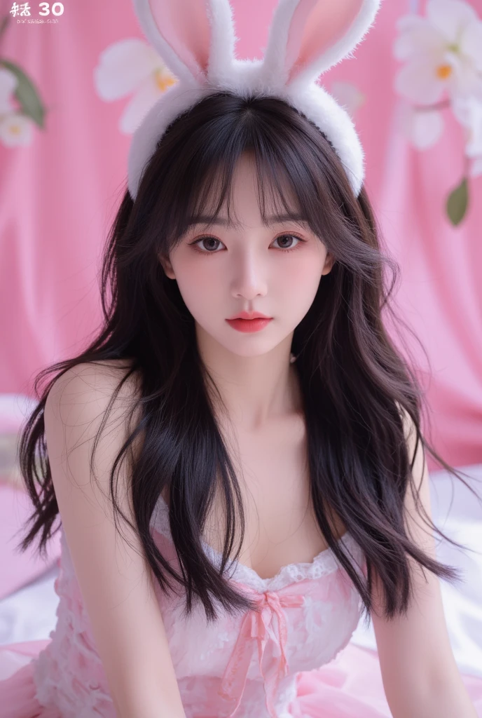8k, super detailed, Best quality, masterpiece, ultra high res, (photorealistic:1.7), raw photo, 1girl, in the dark, deep shadow, low key, cold light, extremely beautiful face, messy hair, pretty teeth, eyes sleepy, sleeping relaxed, laying on bed, mouth slightly open a little bit, wearing silk nightgown, silk underware