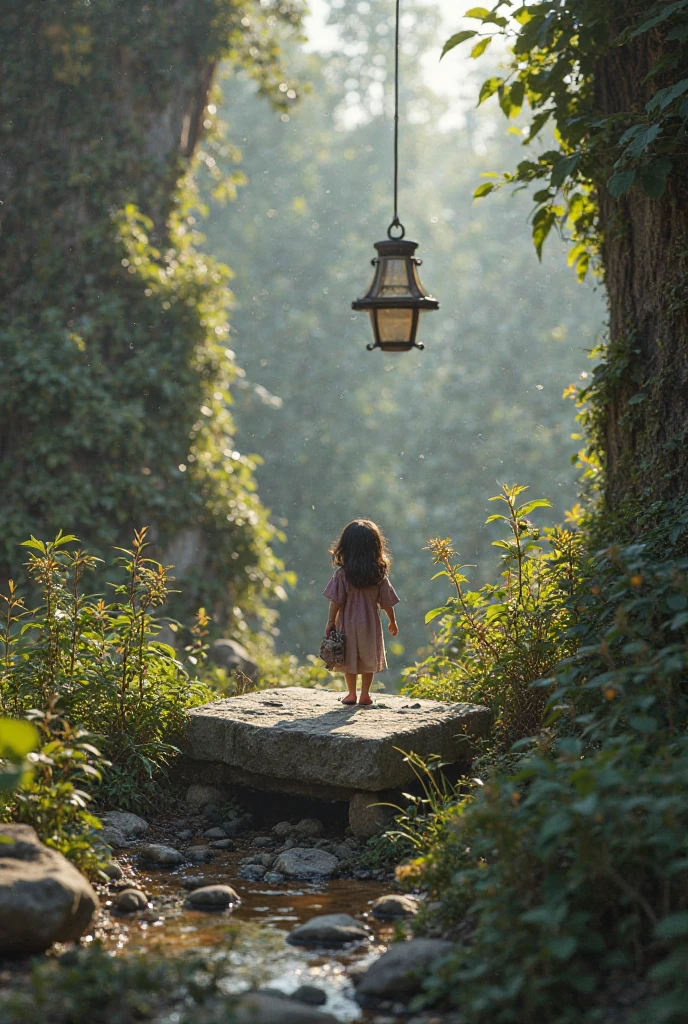 A girl under a ray of light in the darkness, ultra hd photography, ultra realistis --auto