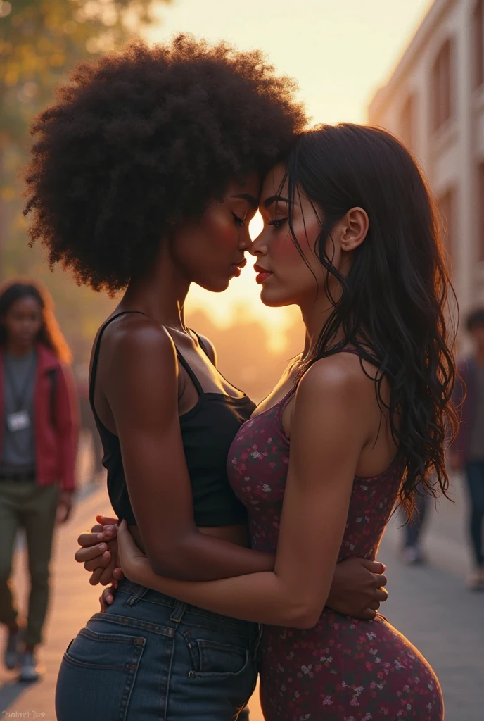 The images show the union between men and women, in different scenarios, raising your voice against violence, focusing on gestures of support and protection.
