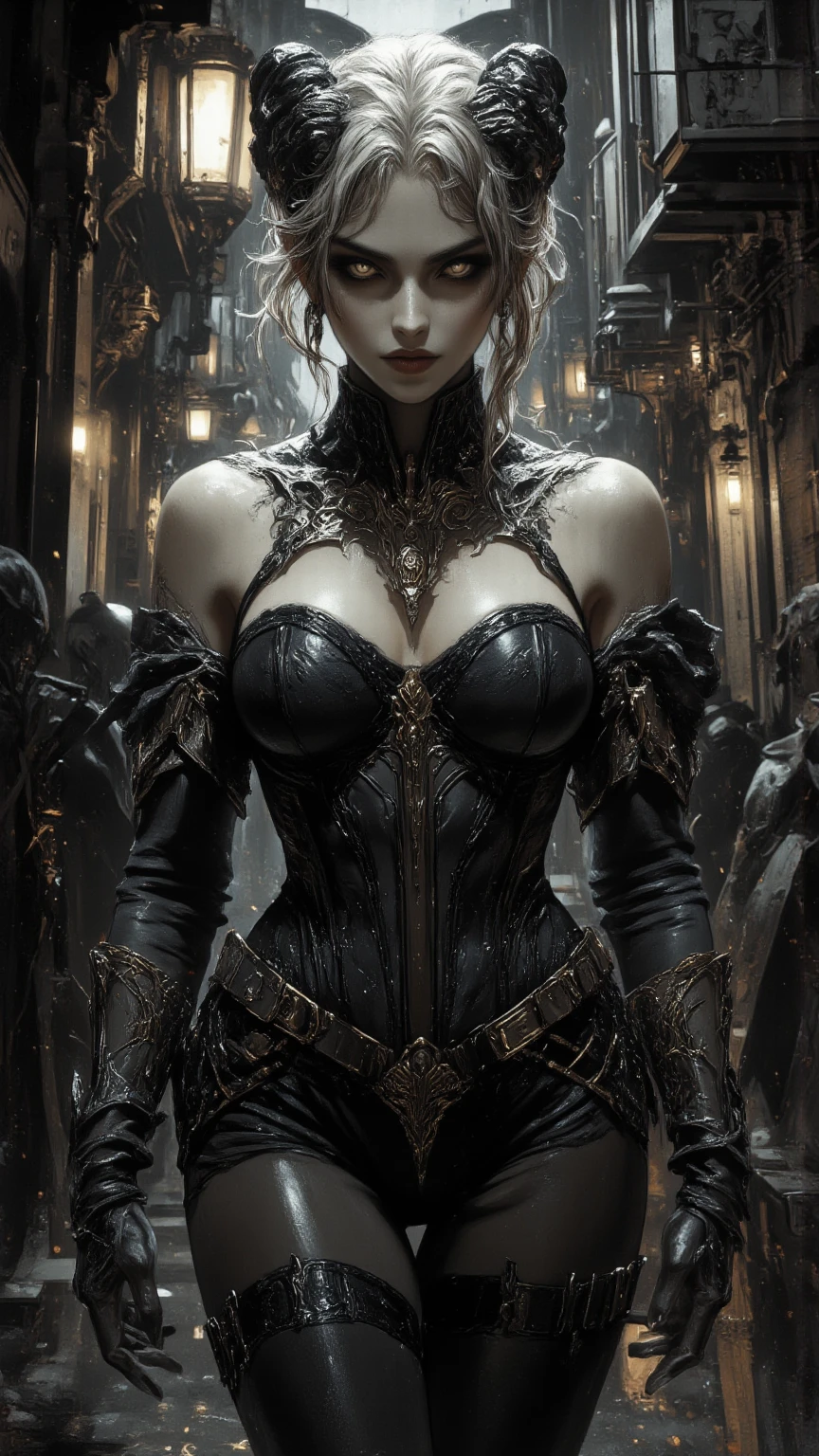 ((best quality)), ((masterpiece:1.2)), (extremely detailed:1.1), (8k, high quality, cinematic, hyper realistic, illustration), (autodesk maya, octane render, unreal engine, game character, ray tracing, hdr), (35mm focal length, f/2 aperture, dynamic perspective, depth of field),(1girl, dynamic angle), the most beautiful form of chaos, a brutalist designed, vivid colours, (zentangle, mandala, tangle, entangle), (fractal art), silk web, 3d, realistic, CG, 3D model, beautiful, elegant, confident, (hdri, bloom, rim lighting, soft lighting, low key), delicate\(armor\) wizard robe