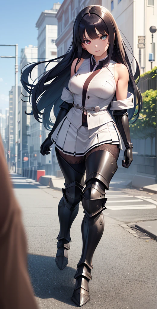 Age 22, White skin girl, almost speaks, Bblack hair, extremely long hair, Cramped, black pantyhose, black sneakers, Bblack hair, hair between the eyes, White hair, cloused mouth, range, cabelo bagunçado saia formal Bblack hair grande extremely long hair olhos cinzas