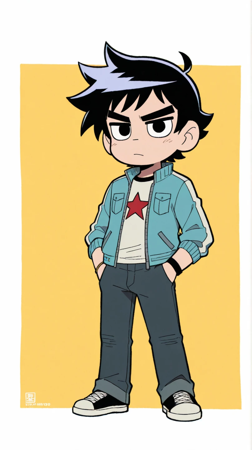 Male boy human ager amirhossein ajorloo Scott pilgrim takes off style