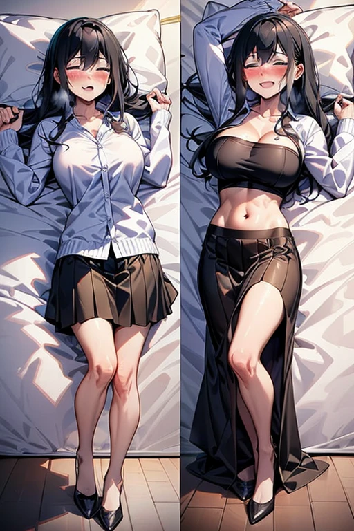 (((Ultra quality))), (dakimakura:1.5), 2lady, (From back), (back view), (Bukkake:1.5), (ultra-quality), (in 8K), ultla highres, Hyper Detailed Face, Face close up, Realistic, extremely detailed CG unified 8k wallpaper, Highly detailed, High-definition raw color photos, professional photograpy, Realistic portrait, Cinematic Light, Beautiful detailed, 26 years old woman, (dark bob hair), (pale black eyes), (realistic skin:1.3), (smooth skin), (Best Quality:1.4), Super Detail, High quality, master piece, lifelike, (Sharp focus), (Cowboy shot), (close up), Perfect face, Silly, (Wearing a school uniform), Delicate Beautiful Hair and Eyes and Face, Delicate eyes, radiant eyes, Lifelike, Hyper-detailing, (colossal tits:1.7), (big breasts:1.5), (puffy nipples:1.3), (Beautiful breasts:1.5), ((sexy hip)), wet, (Bukkake:1.5), (no panties:1.5), (NSFW), camel-toe details, (arms behind back:1.3), arms are down, (sexy hip), Dripping from the crotch, Overflowing from the crotch, ((Sexy legs)), thighs, (covered by cum), (((Seducing the viewer))), (school girl's sexy self producing), (After rape:1.3), wet clothes, (((Sex scenes))), (back shot), (back view), slim body