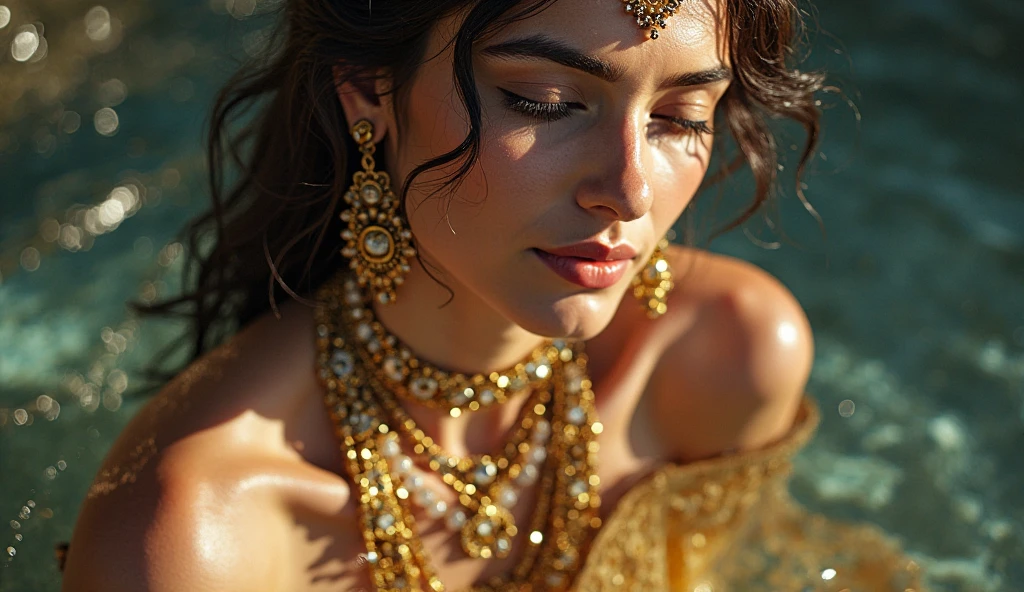 Create a visually appealing and eye-catching advertisement for a Panamanian jewelry business