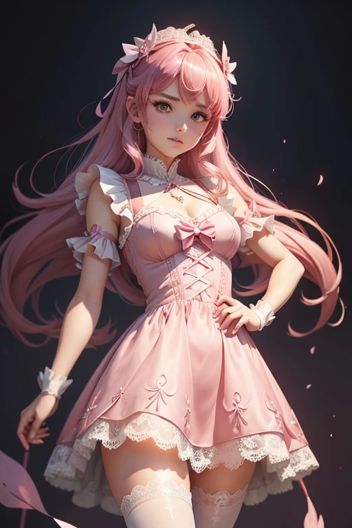 (masterpiece:1.4, best quality), (intricate details), unity 8k wallpaper, ultra detailed, (pastel colors:1.3), (lace) clothes, beautiful and aesthetic, 1girl, body covered in words, words on body, ink, detailed, solo,