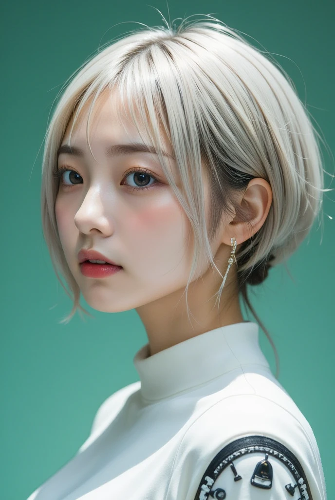 White hair