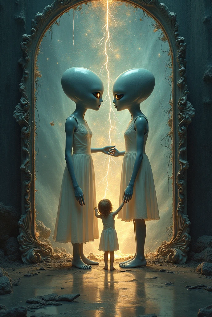 Alien square dancing nearby