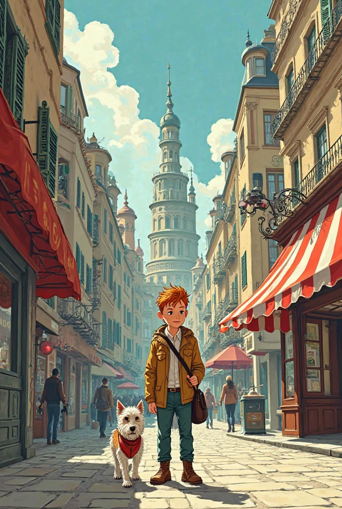90s Cartoon art style, 90s style, by Hergé, best quality, masterpiece, very aesthetic, perfect composition, intricate details, ultra-detailed