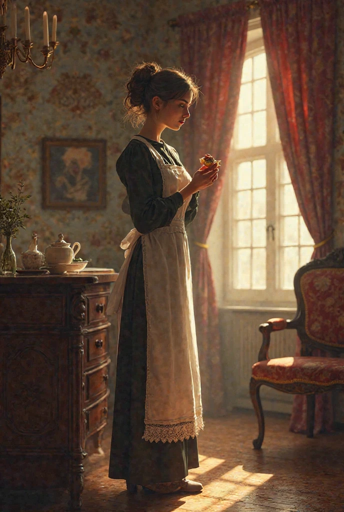 Black Alice at the Tea Party Thomas Kinkade, Alice in Wonderland, 1 Women, Delicate