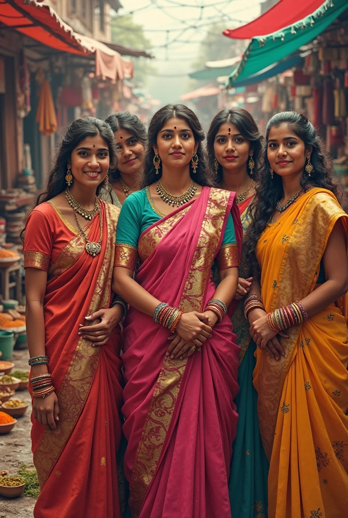 Many girls and women in India wear sarees, which are traditional Indian garments. It's common for people of all ages, including 1s, to wear sarees for various reasons, such as: