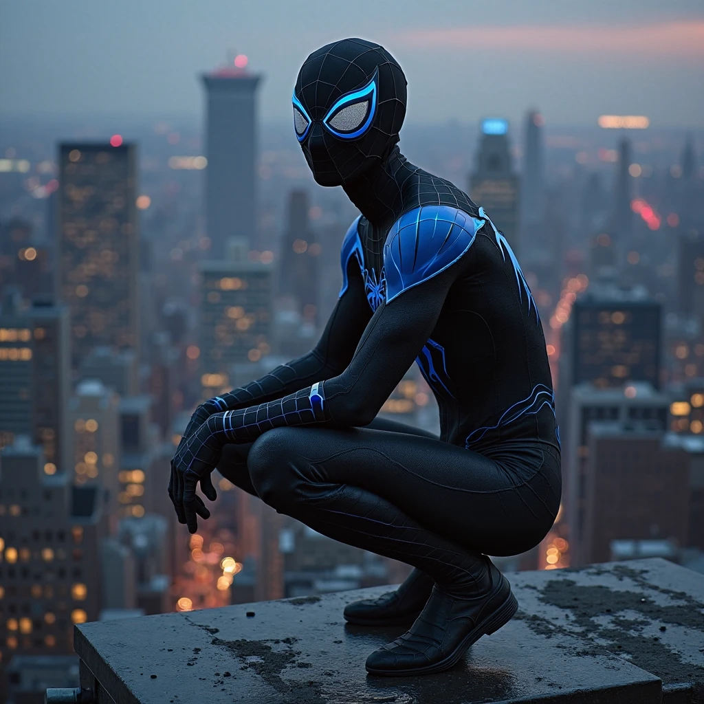 Spider man in cyberpunk near taj mahal