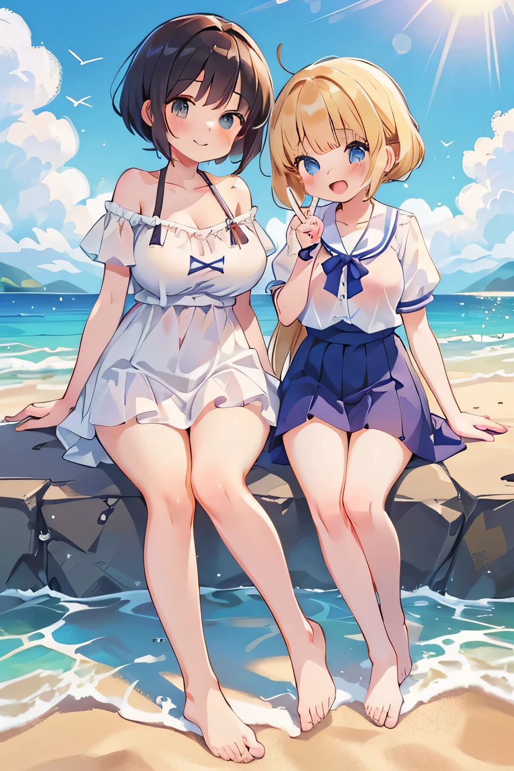 ,(((For womenレースパンティー,((open crotch pantie)),transparent,Erotic lingerie,Big size,Open crotch underwear))),Highest quality、High resolution、Detailed Background、(Beautiful face in every detail:1.4)、Anatomically correct、(Detailed facial expressions)、(fine grain:1.2)、 beauty、cuteカラーの髪色、Braided Ponytail、Braided bob cut、Braided twin tails、Navy School Swimsuit、(Flat Chest)、Perfect body line、Thick thighs、Please show me your whole body、
(Five beautiful girls in school swimsuits are having fun at the school pool.:1.5)、
Big smile、Laughing with your mouth open、My whole body is wet、My hair is wet too、Fun atmosphere、Embrace each other、cute仕草、cute,,(((ベルトとストラップ付きのFor women下着セット,Metal Chain,Sexy Lingerie,4 Piece Set,Porn Wear,Nightclub Temptation,For women))),((((Wearing a Japanese festival happi coat))))),(The pussy line appears),