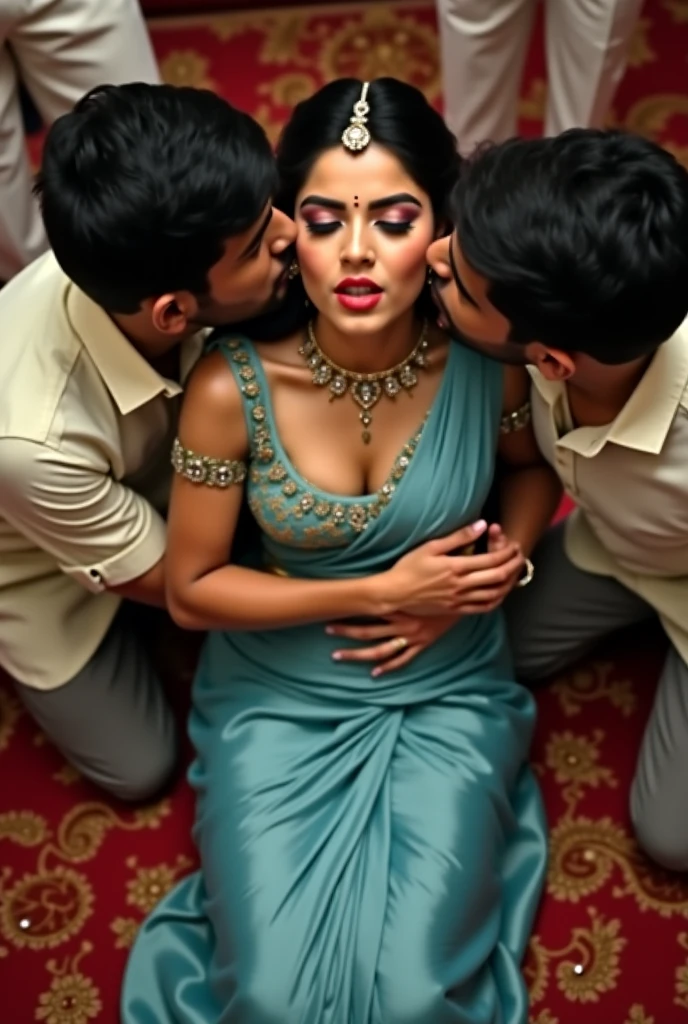 Indian aunty licking young boy dick
