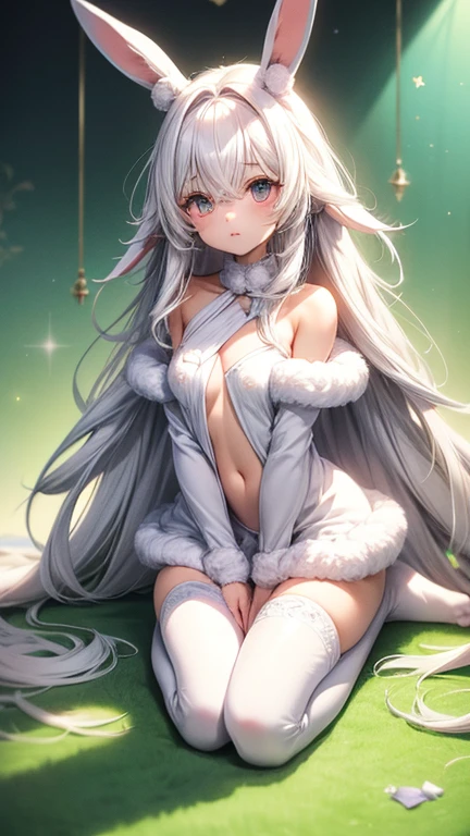 An angelic fox demi human , pelada com white hair e olhos amarelos, very cute and sexy and something very white and lots of it coming out of her and being sticky on her legs and feet, becoming much sexier and with much more milk in her little body and very small breasts, full of cum in the mouth on the beautiful and cute feet and cumshots, and leaking from her vagina, 's body, naked and cumshot all over her cute feet with socks on her pretty feet, and very small breasts, white hair.