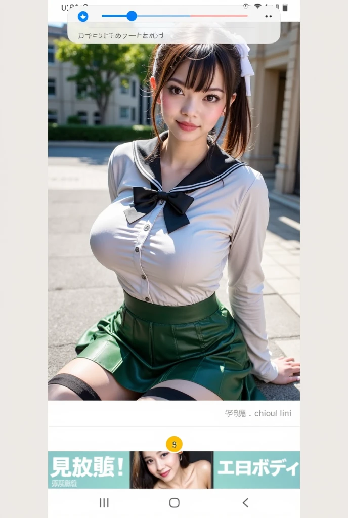 (((masutepiece:1.4、highest quality))、(1girl in)、(perfect anatomy)、BREAK、Cute Girl、(hair messy)、(light orange eyes)、small breasts、Short length knit、15cm length super micro miniskirt、pleated skirt、I can see your panties、I can see the nipples、erect nipples、lift the skirt